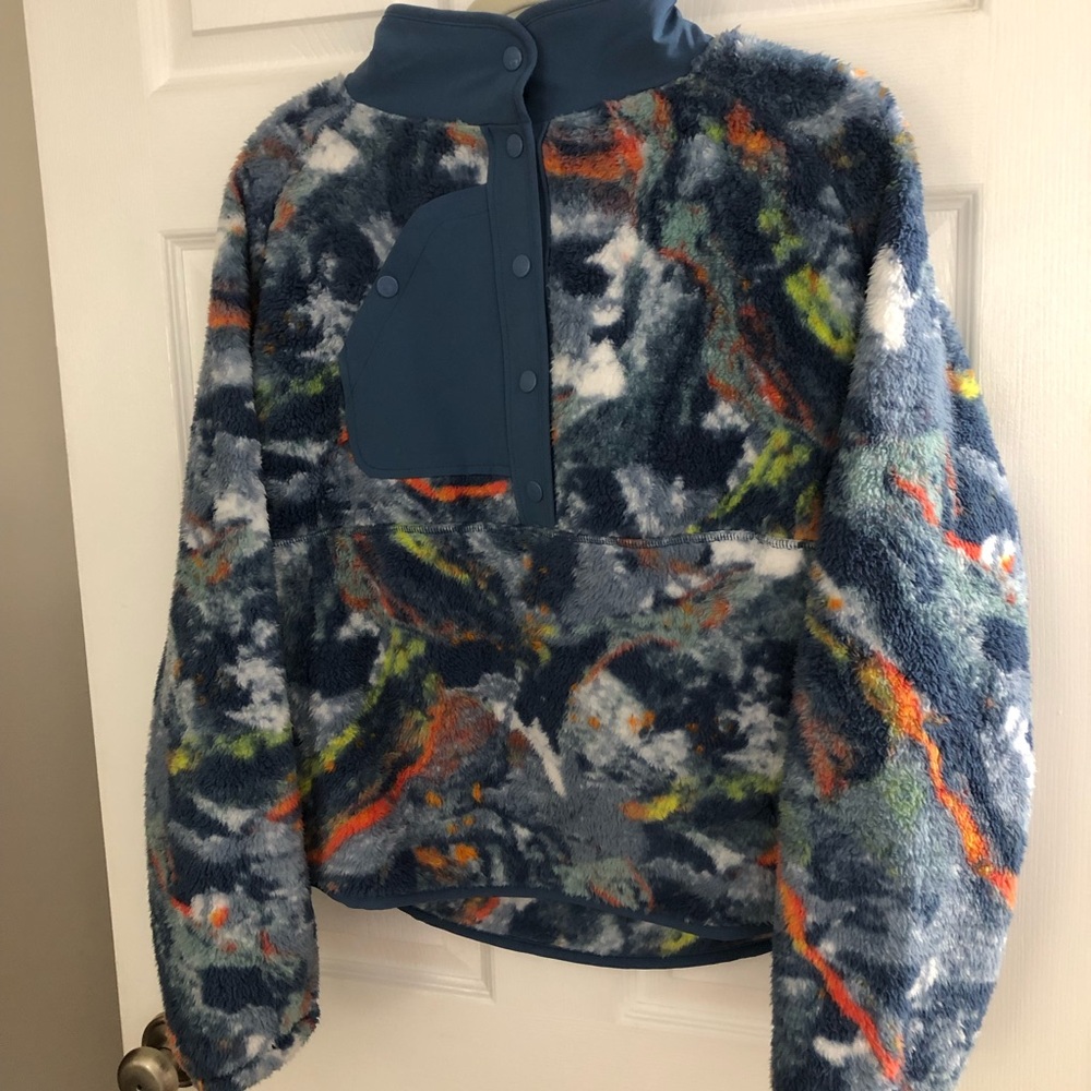 Livi for Lane Bryant Sz 14/16  1/4 Snap Sherpa Pullover